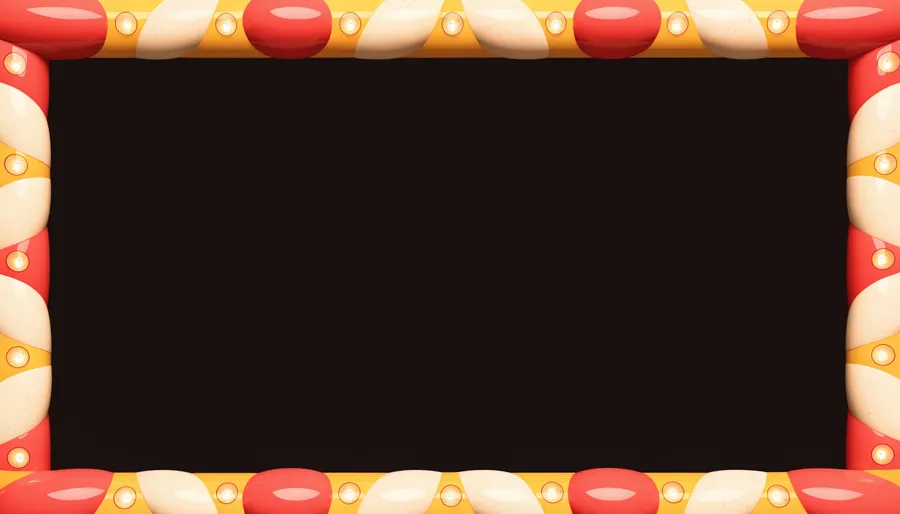 Lucky Draw board frame, numbered spots