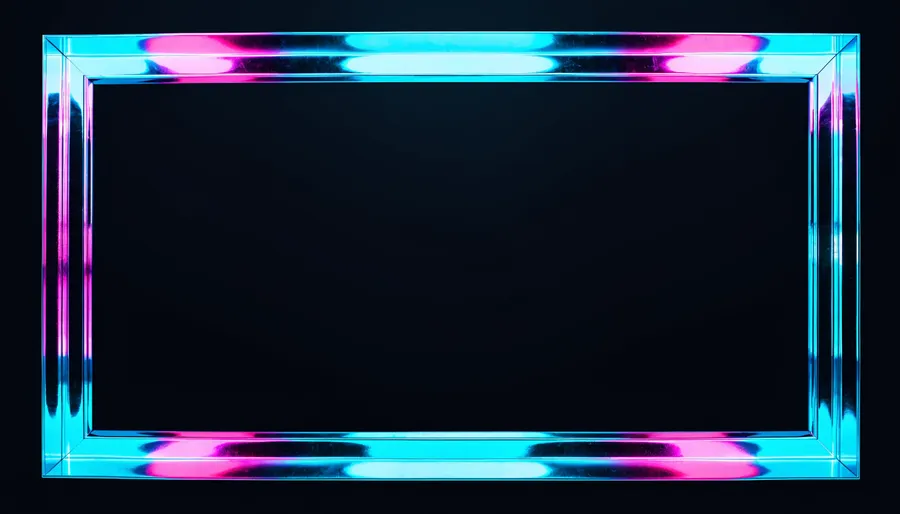 Voltage board frame, neon